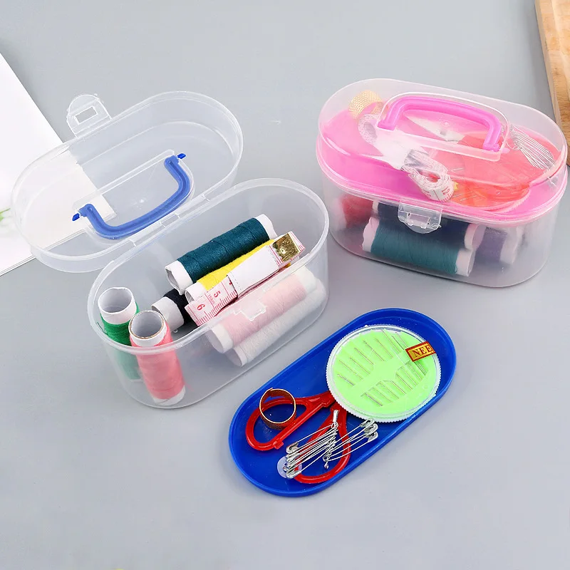 

Medium-sized Sewing Kit Household Portable Sewing Box Sewing Kit Sewing Handmade Sewing Needlework Diy Tools