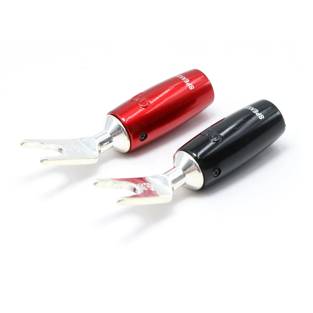 4 шт. Серебристые мульти-пики серии 500 для аудиокабеля динамика разъем кабеля |