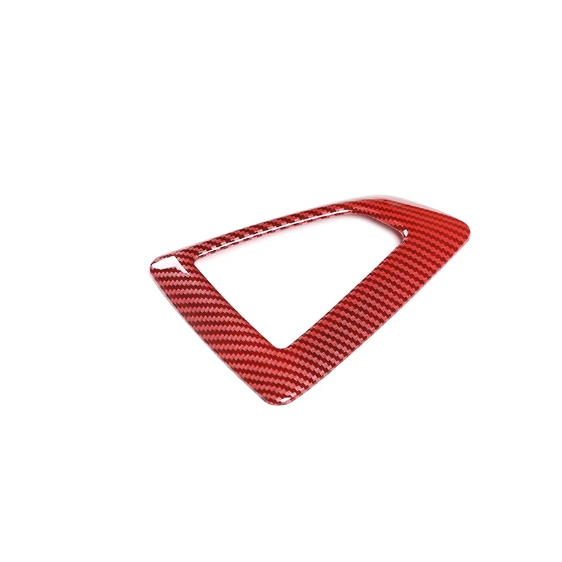 Углеродное волокно ABS Автомобильная рама переключения передач накладка правый