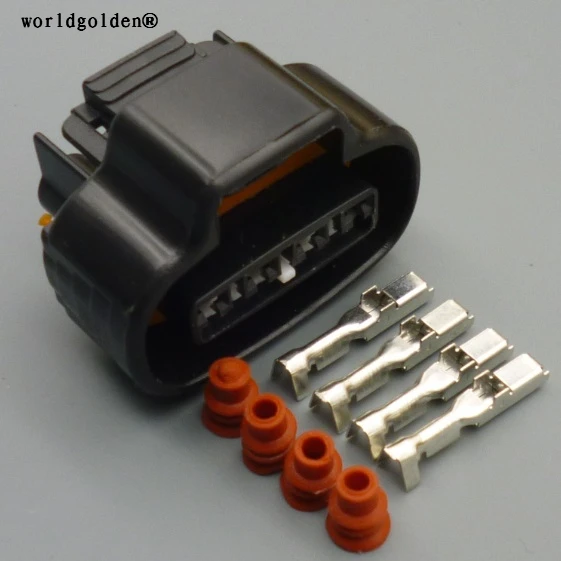 Worldgolden 4-контактный 2JZ-GE дистрибьютор коленчатый гнездовой штекер для провода
