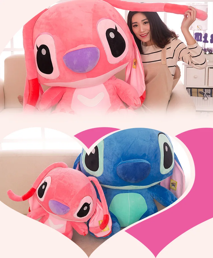 20-80 см аниме Лило и Ститч детские игрушки Kawaii Ститч плюшевые игрушки куклы милые Стич мягкие игрушки для детей подарок на день рождения
