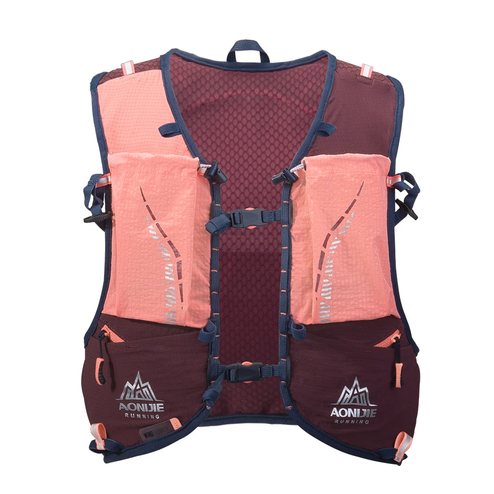 ML Size AONIJIE C9103S Ultra Vest 10L Hydration Backpack PackBag with Soft Water Bladder Flask for Trail Running Marathon Hiking