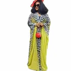 Комплект из 2 предметов, африканские платья с принтом, женская одежда, осенняя одежда Дашики размера плюс, Африканское платье, мусульманская абайя, Африканское платье