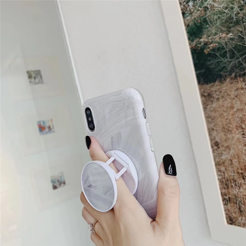 Милый розовый чехол для телефона с динозавром для iphone 11pro max 7 8 Plus, мягкий чехол IMD Для iphone X, задняя крышка, чехол с кольцом