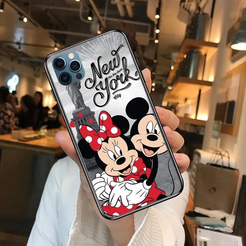 Чехлы для телефонов с героями Диснея Минни Маус аниме чехол iphone 11 Pro Max 12 8 7 6 S XR PLUS X