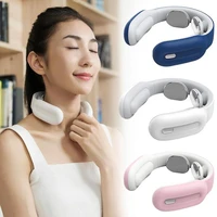 smart electric neck shoulder massager pain relief tool health care relaxation cervical vertebra physiotherapy