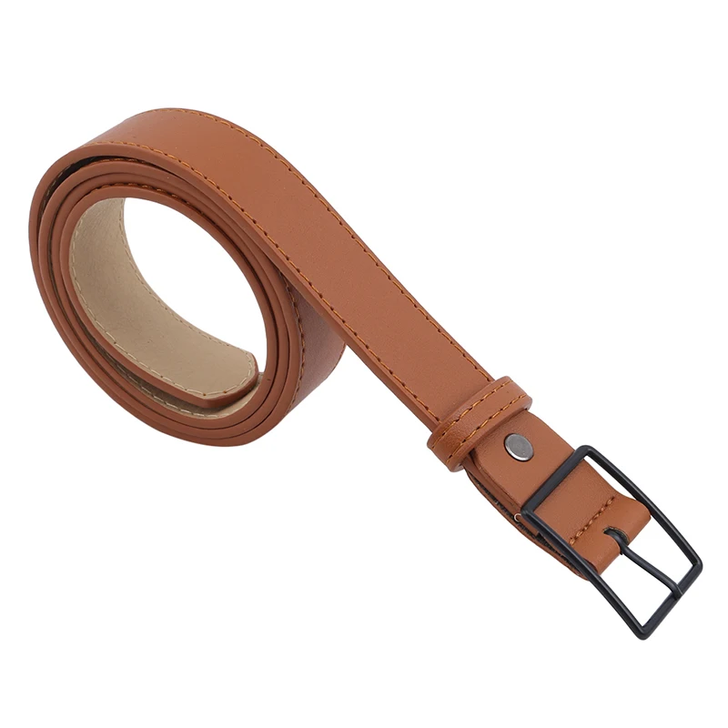 

Ремень кожаный женский, элегантный винтажный пояс с золотой пряжкой для джинсов