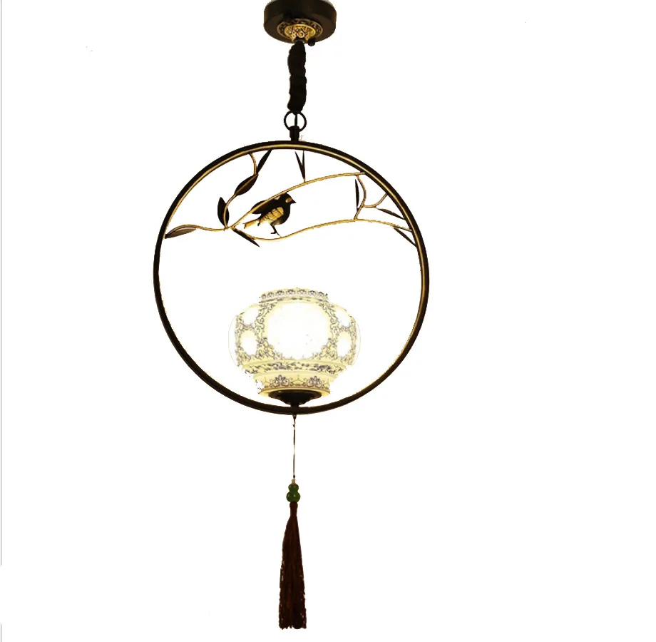 Economici Nuova Lampada In Stile Cinese Oro Sala Da Pranzo Lampadario Soggiorno Camera Da Letto Balcone Bar Caffetteria Lampadario Antico