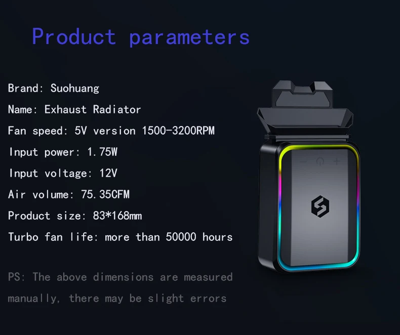 Вакуумный портативный кулер для ноутбука USB внешний охлаждающий вентилятор с