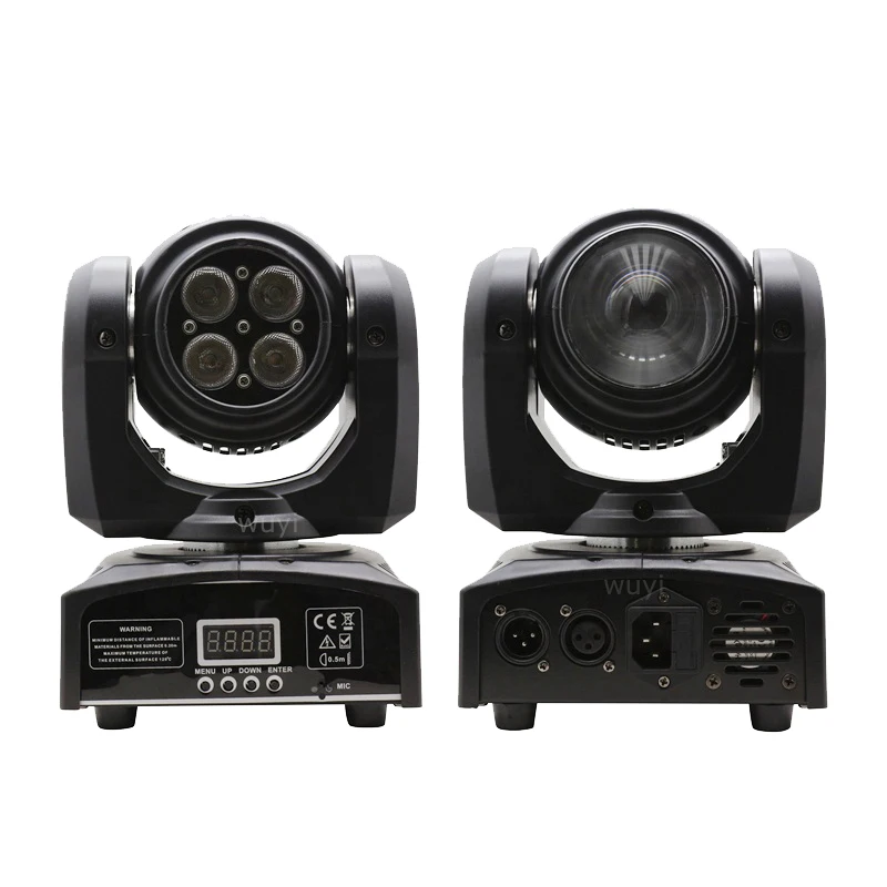 

Double Face Two Sides Beam Dyeing Wash Moving Head Light Small RGBW 4in1 Colorfull Mini LED Effect Lighting