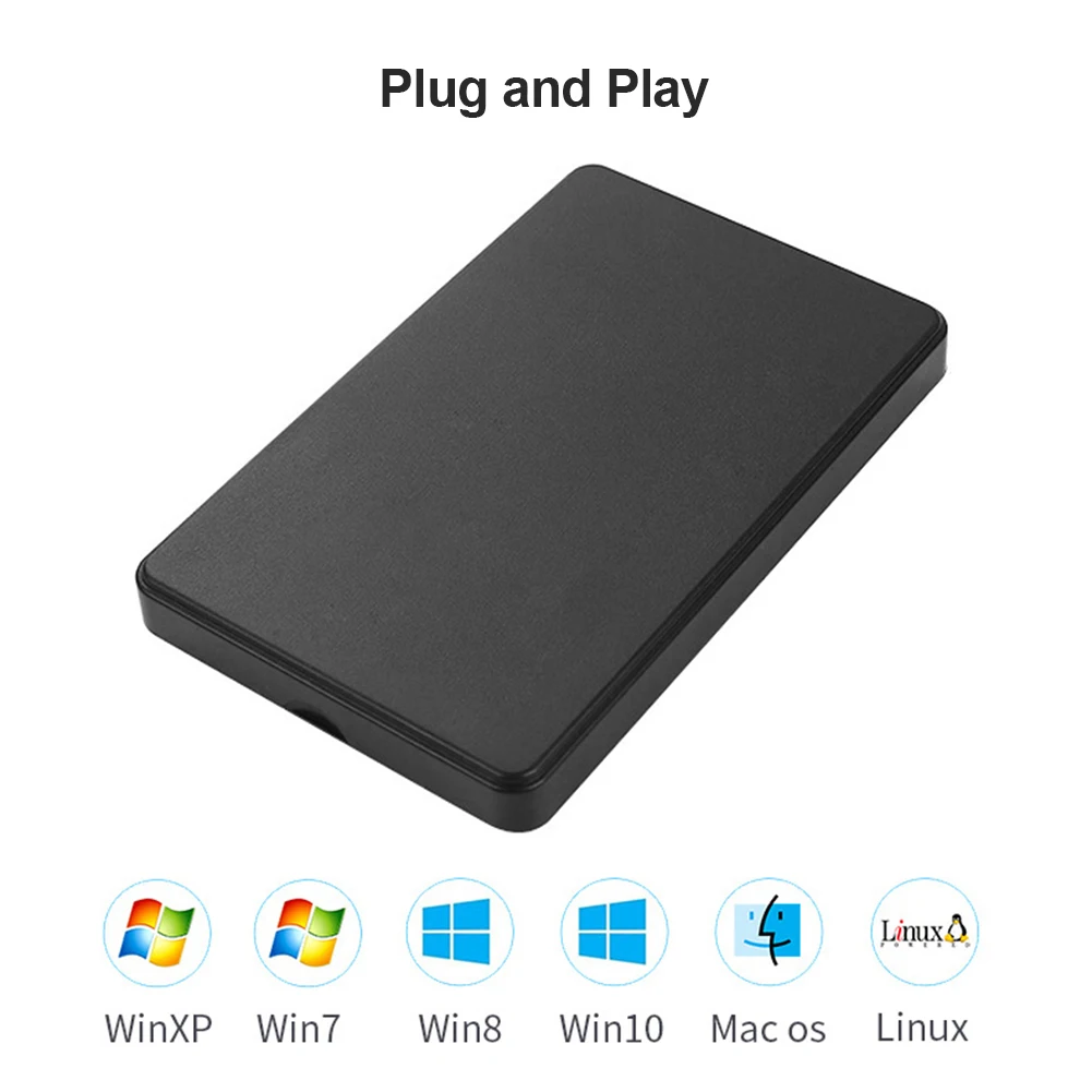 

Free Matte External HDD SSD Case USB 3.0 to SATA Tool 2.5 Hard Drive Enclosure for Household Computer Accessories