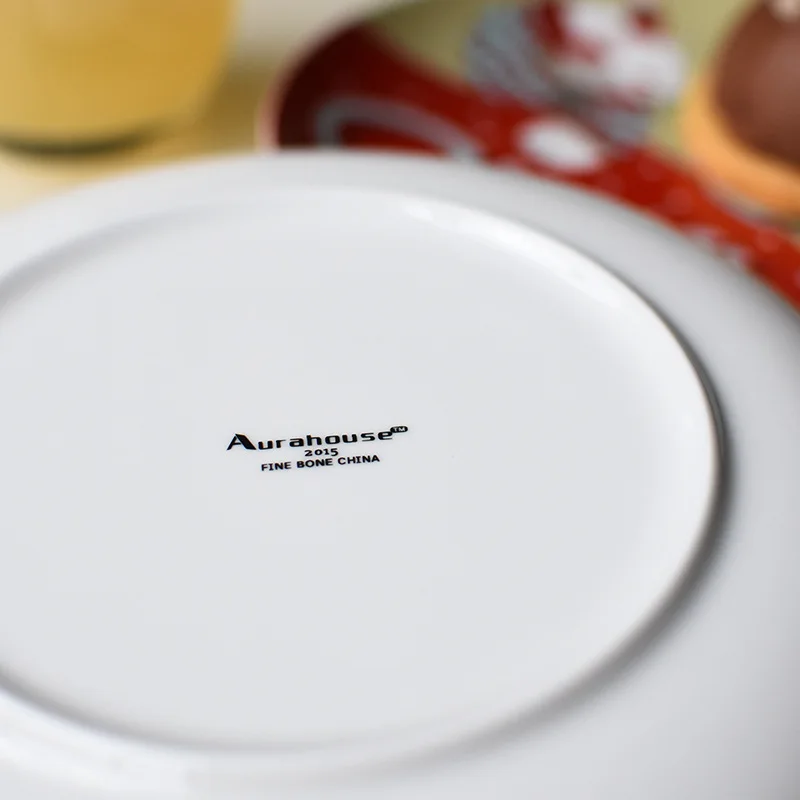 8 дюймов креативная Рождественская костяная китайская тарелка для ужина