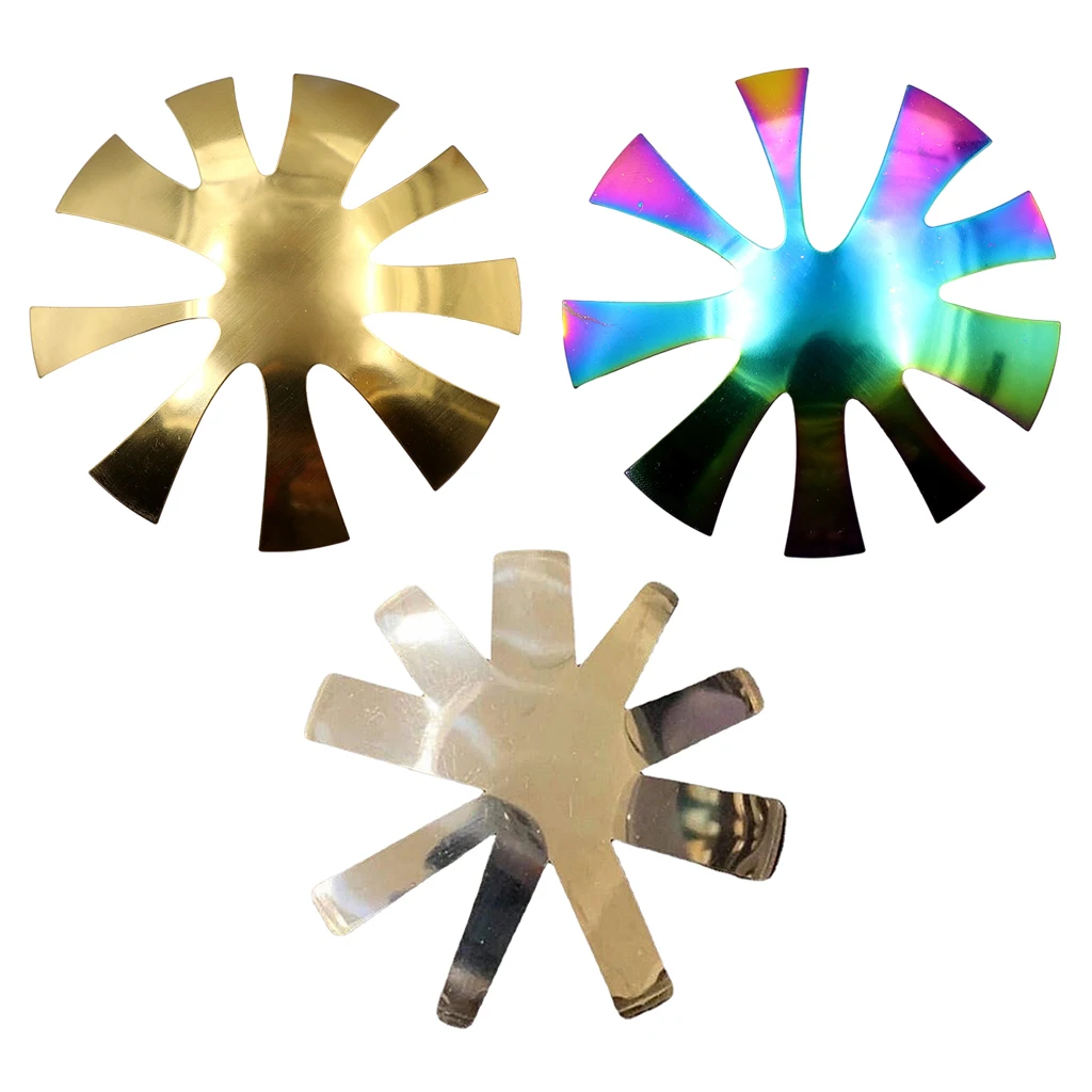 

9 Sizes Nail Gel Edge Trimmer Nail Cutter Plate with 9 Sizes Stainless Steel