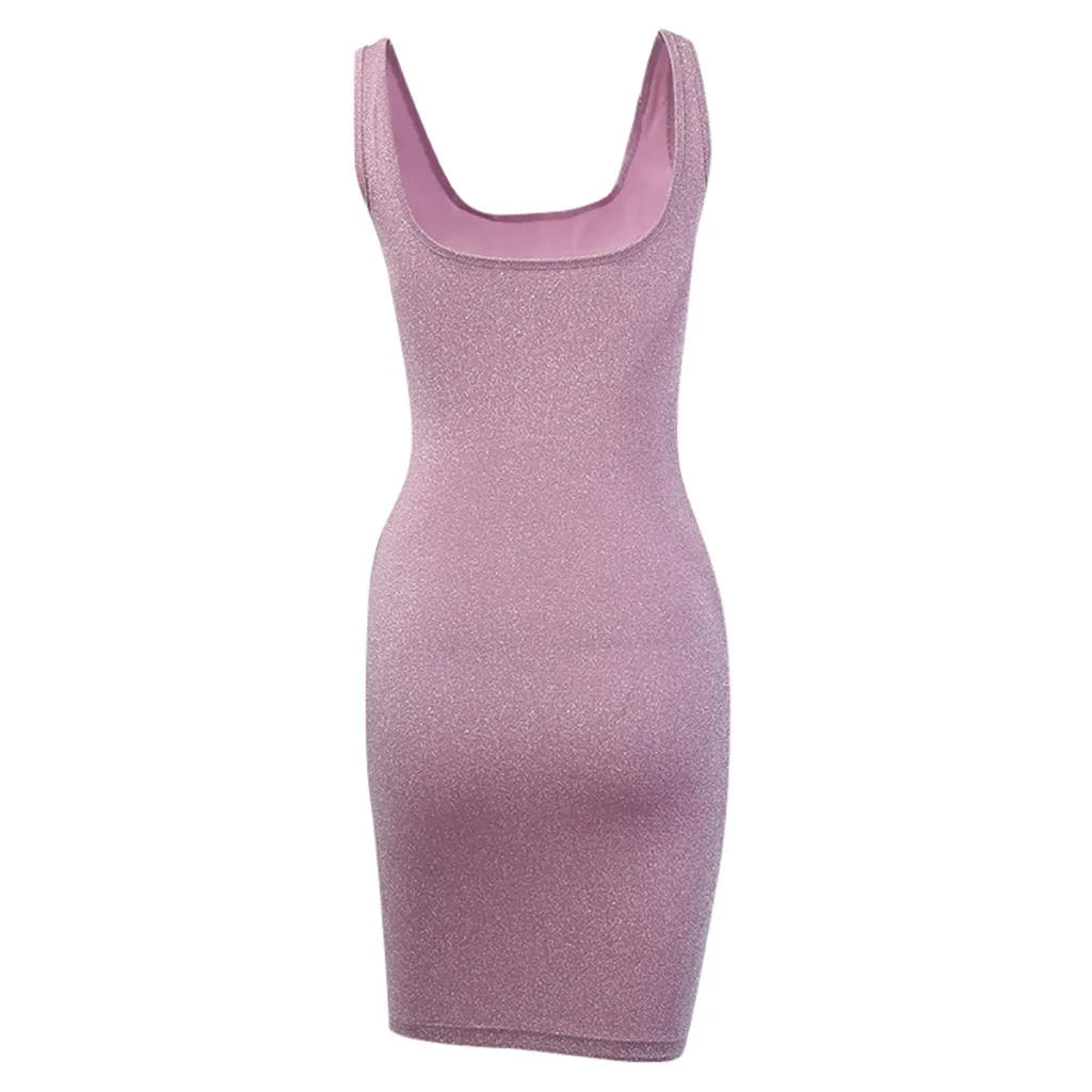 Женское платье модное флэш-Фит сексуальное с открытой спиной сумка бедра на