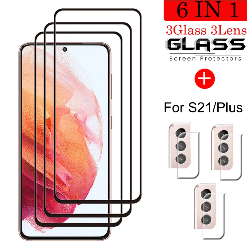 

Tempered Glass For Samsung Galaxy S21 Protective Screen Protector Glass For Samsung S21 Plus Camera Film For Samsung S21/Plus