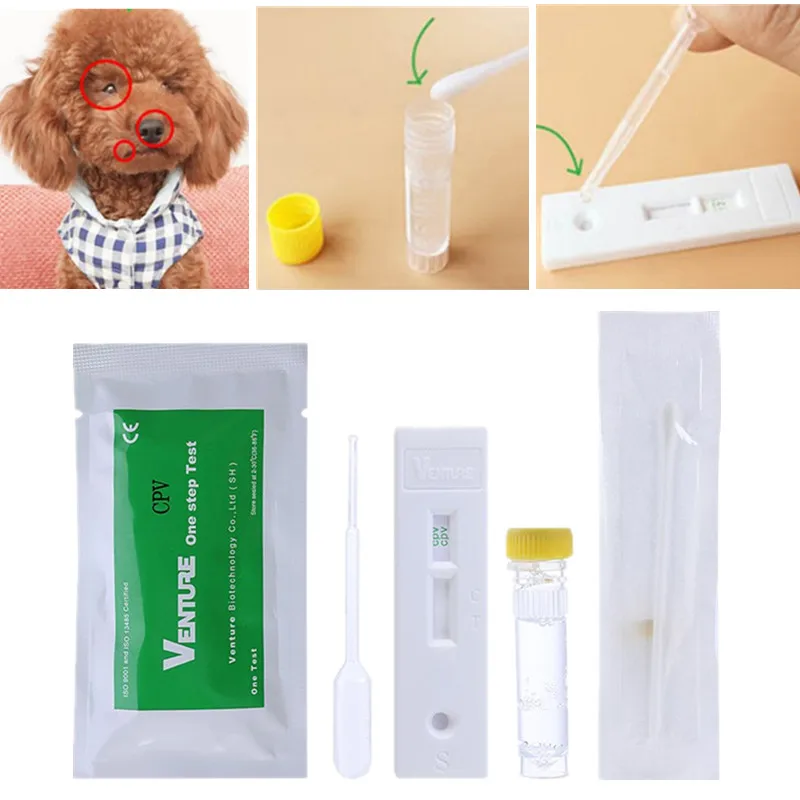 

Полезное домашнее Медицинское средство для обнаружения Canine для дезинтерования, парвовируса, CPV, товары для ухода за собаками, палочки для те...