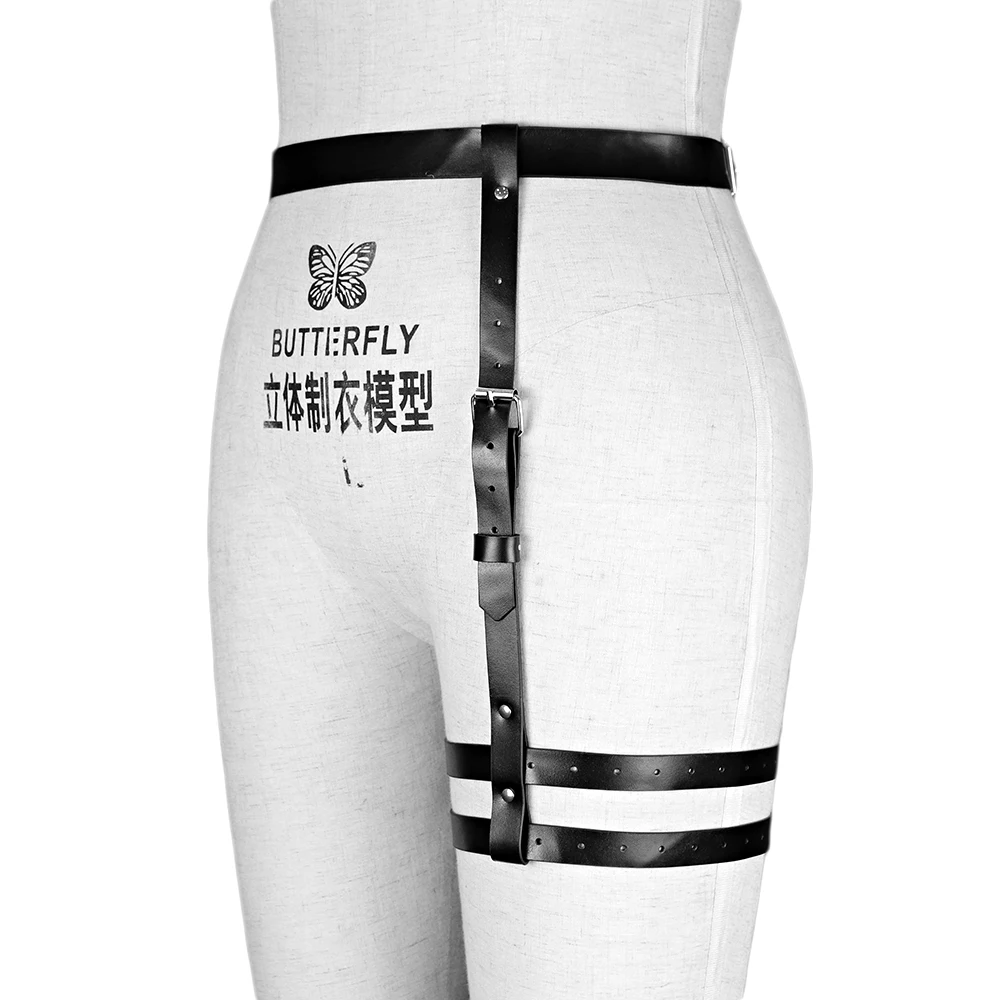 Подвязки с бантом для женщин эротические аксессуары кожаный ремень подвязки