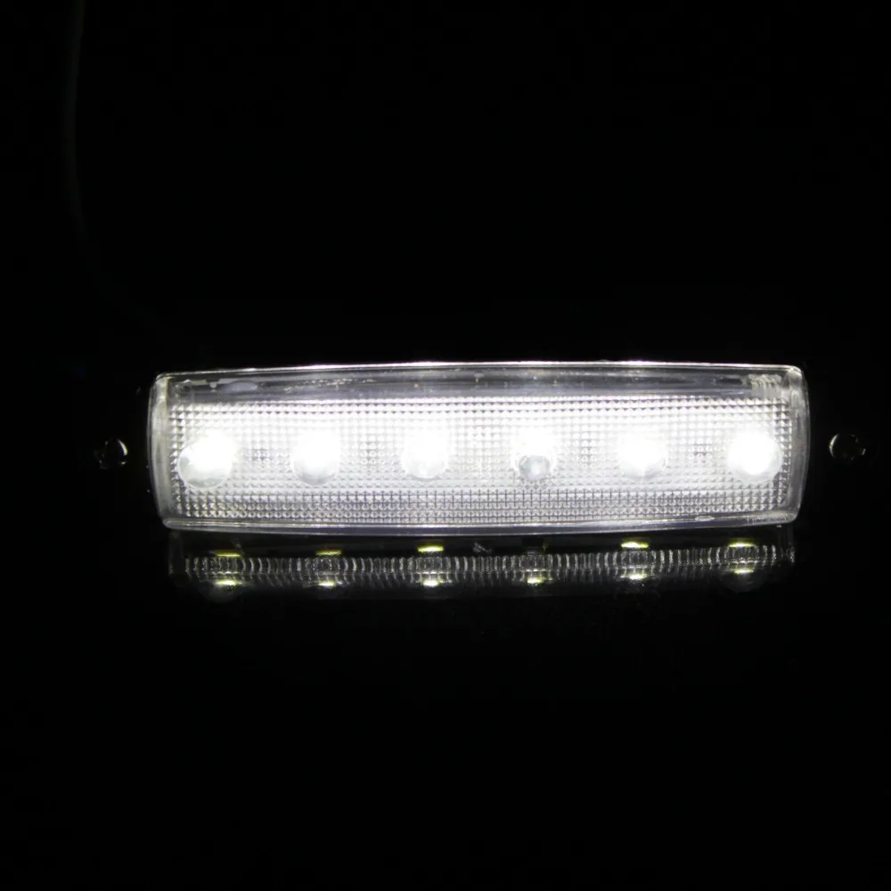 8 шт боковые указатели поворота габаритные огни 12V 24V 6Led цвета красный желтый