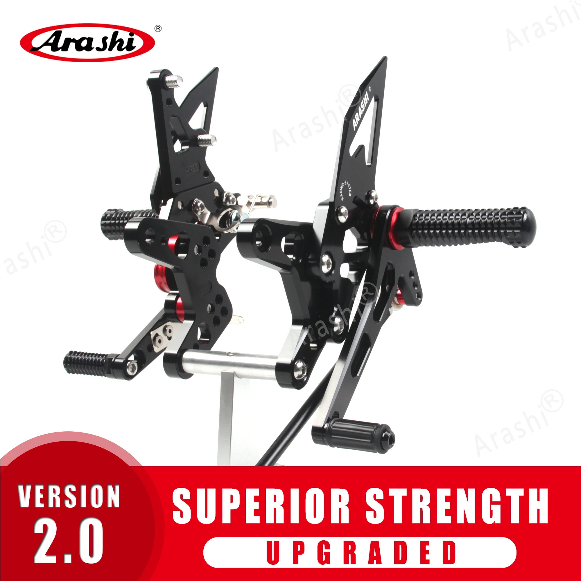 ARASHI NINJA ZX6R 2007 2008 CNC Регулируемая подставка для ног KAWASAKI ZX 6R Ninja задняя ZX636