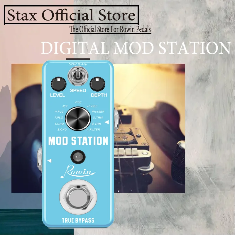 Rowin LEF-3808 Mod Station Pedal 11 Kinds Of Classic Modulation Effect Storage Of Timbre Sound Pedals enlarge