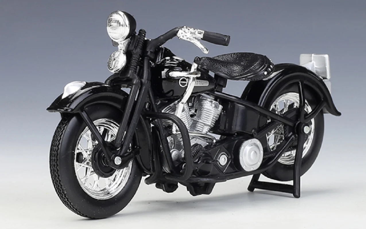 

Maisto 1:18 1948 FL Panhead Motorcycle Bike Diecast Model Black New in Box