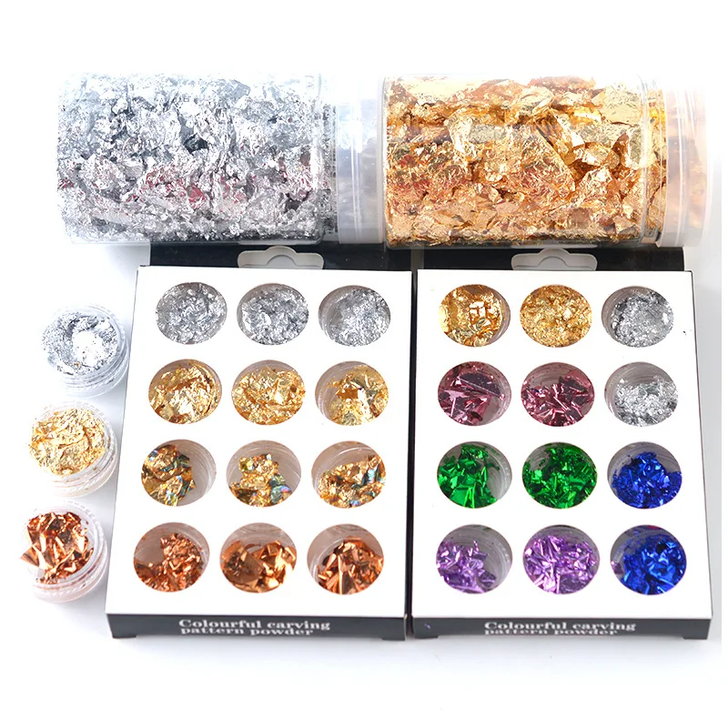 

2021 1 Piece Tin Foil Resin Jewelry Craft Filling Material 10x5.5cm Making Decor Craft DIY Handmade Accessories Tool Decor Home