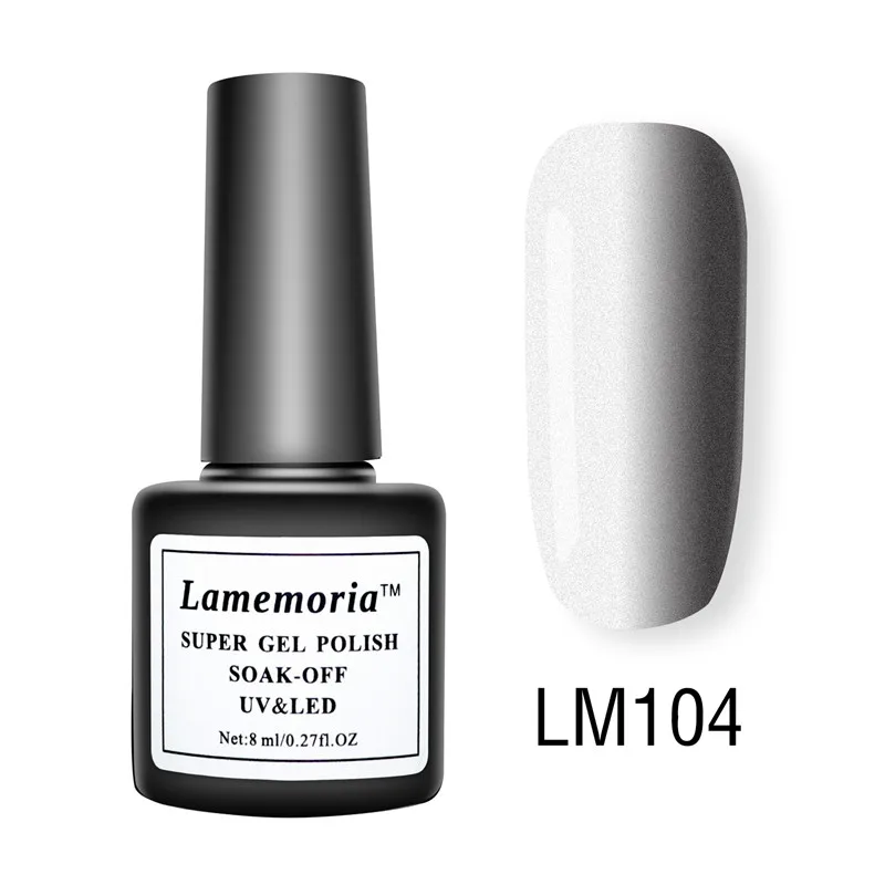 LM-104 Lamemoria лак для ногтей гель Vernis Перманентный стойкий УФ 36 цветов гель для маникюра праймер верхнее покрытие блеск для ногтей - Цвет: LM-104