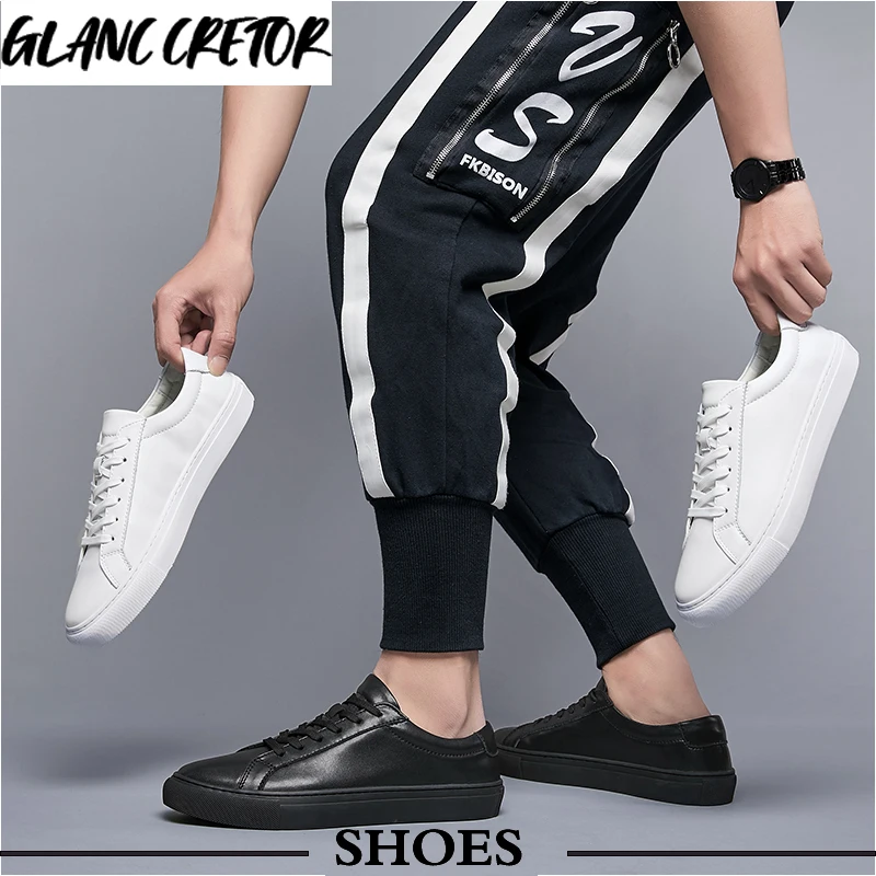 

2021 Men lightweight zapatos de hombre Men Shoes Genuine Leather Men casual lace-up sneakers comfortable soft loafers