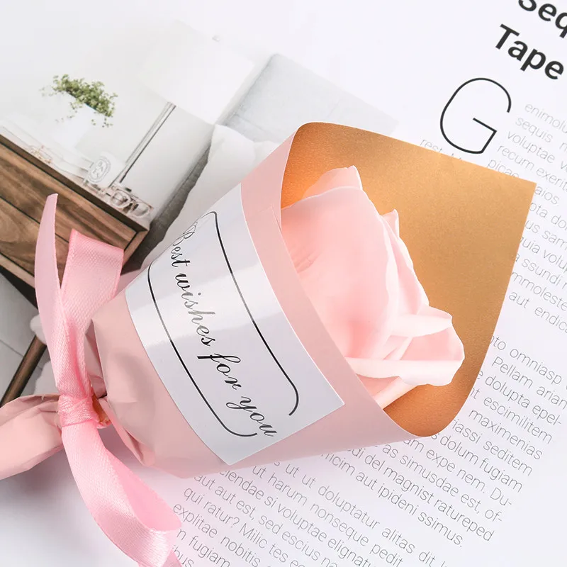 

2021 New Soap Flowers Handmade Rose Carnation Sunflower Bouquet Artificial Flowers Gift for Valentine's Day Mother's Day