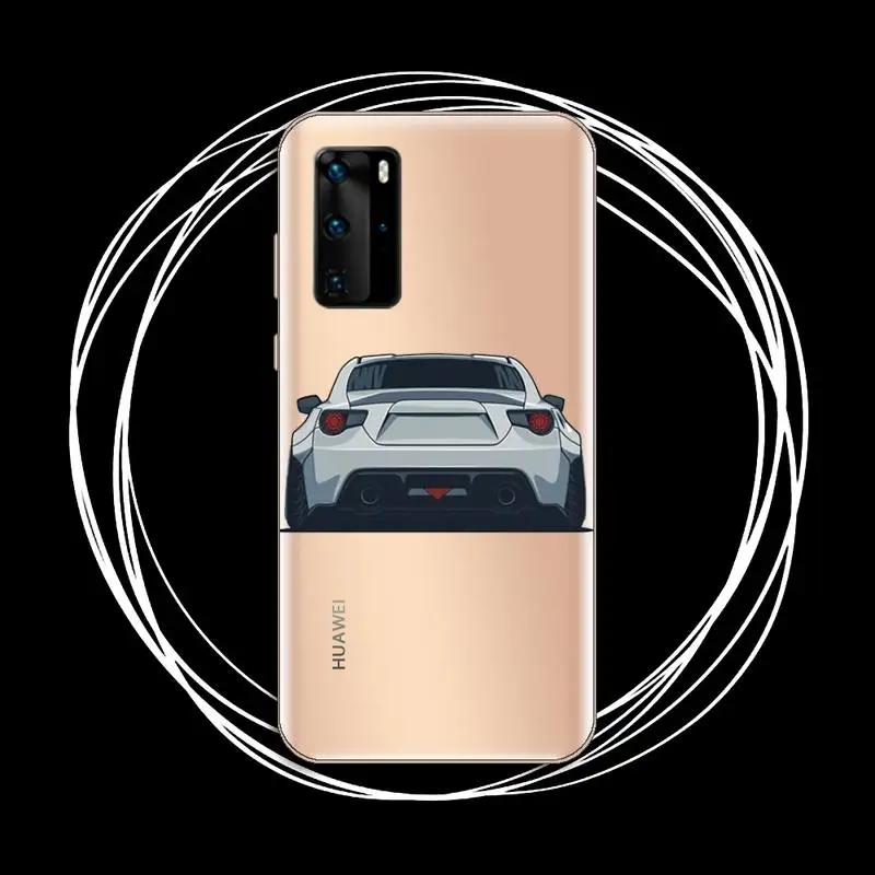 

Sports Cars Male Men Phone Case Transparent for Huawei P20 P30 P40 honor 8 10i P smart 2019 Samsung A71 A21S S10 20 plus
