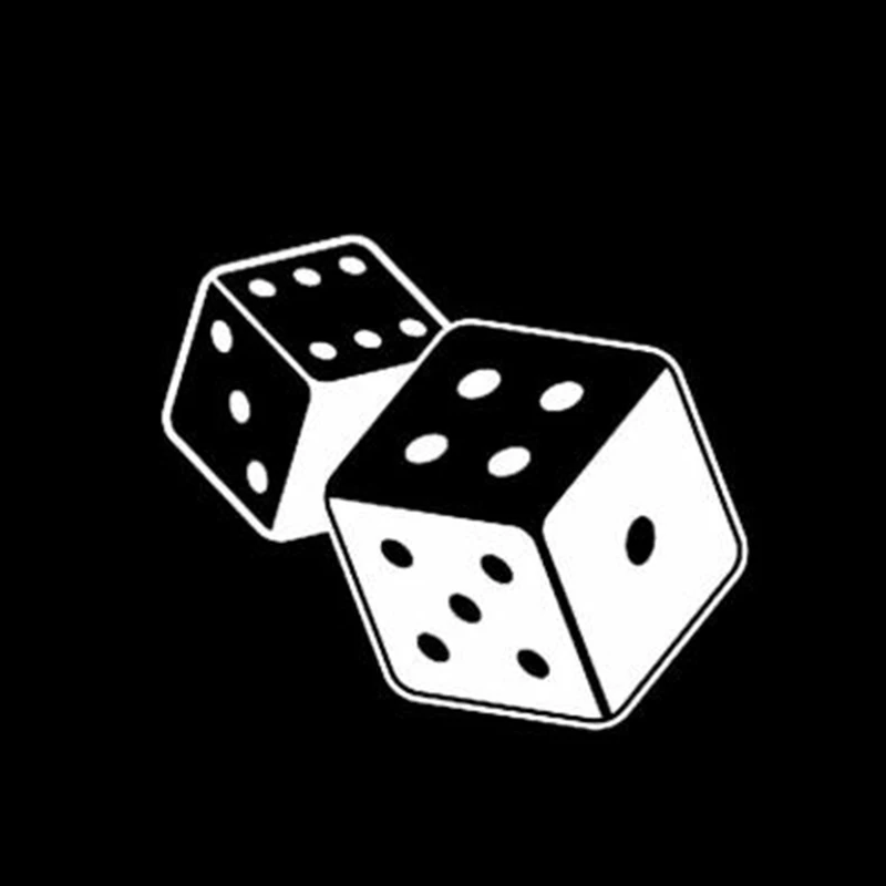 Черный/Серебряный покер карты азартные игры Декор персонализированные наклейки