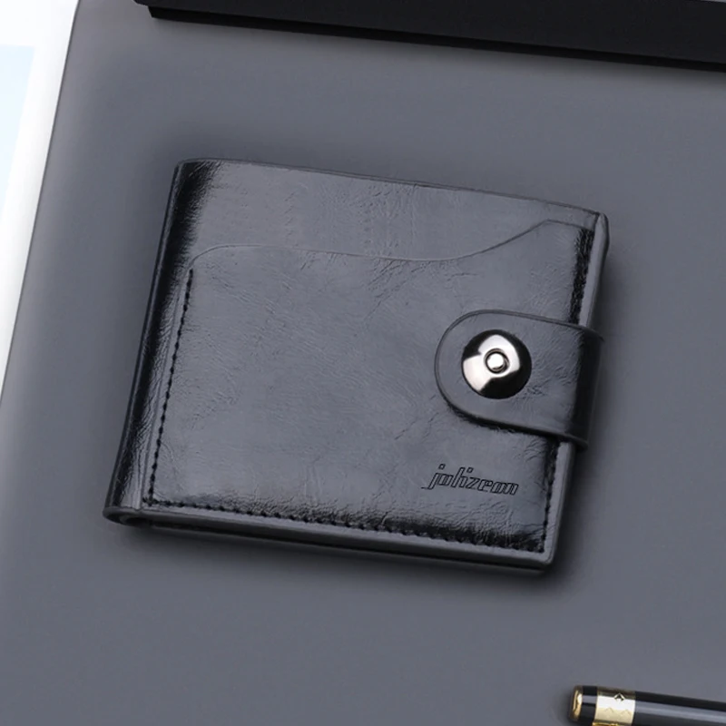 

New Men's Wallet hasp Money Bag driving licence multi-function card bag Business Short Wallet zipper Walltes carteira Coin Bag