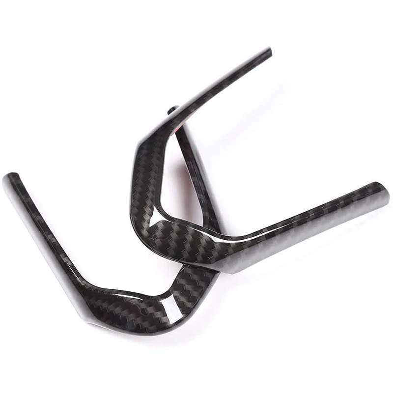 Car Steering Wheel Decoration Frame Accessories Cover Trim Carbon Fiber Style for BMW F20 F22 F21 F30 F32 X5 F15 X6 F16 M-Sport |