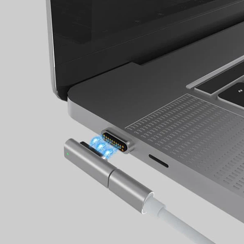 20 контактов магнитный USB C адаптер 4K 100W быстрая зарядка для Macbook Pro Pixelbook SUB