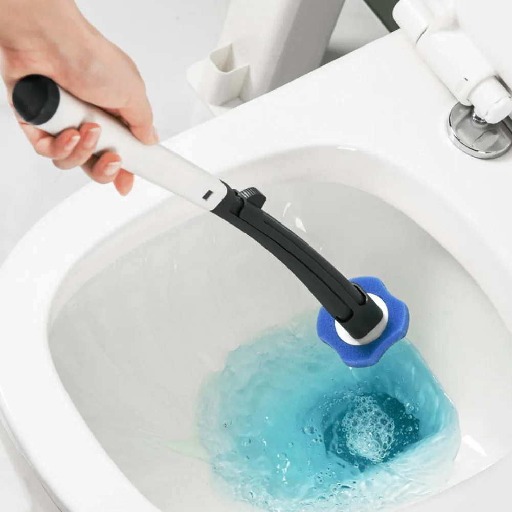 

Disposable Toilet Brush Home Long Handle Wand Brush Holder No Dead Corner Cleaning System Toiletwand Bathroom Kitchen Clean Set