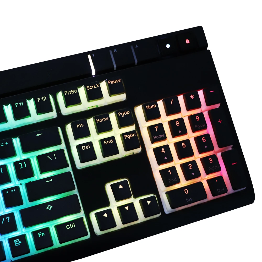 

Backlight Keycaps milk black For Corsair STRAFE K65 K70 Logitech G710+ Mechanical Keyboard key cap
