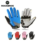 Велосипедные перчатки ROCKBROS, губчатые, для сенсорных экранов, для горных велосипедов