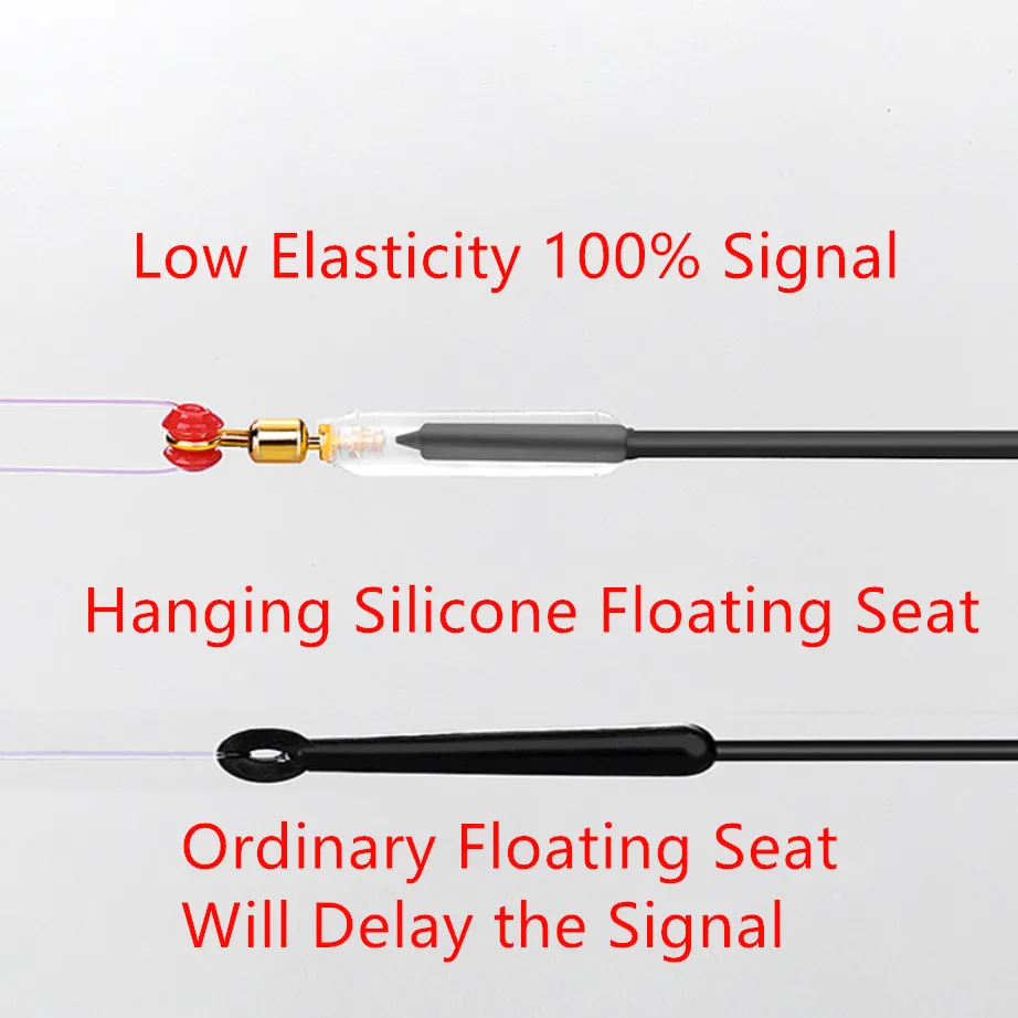 18 шт. 3 коробки поплавок для отдыха органический силикон мягкий материал
