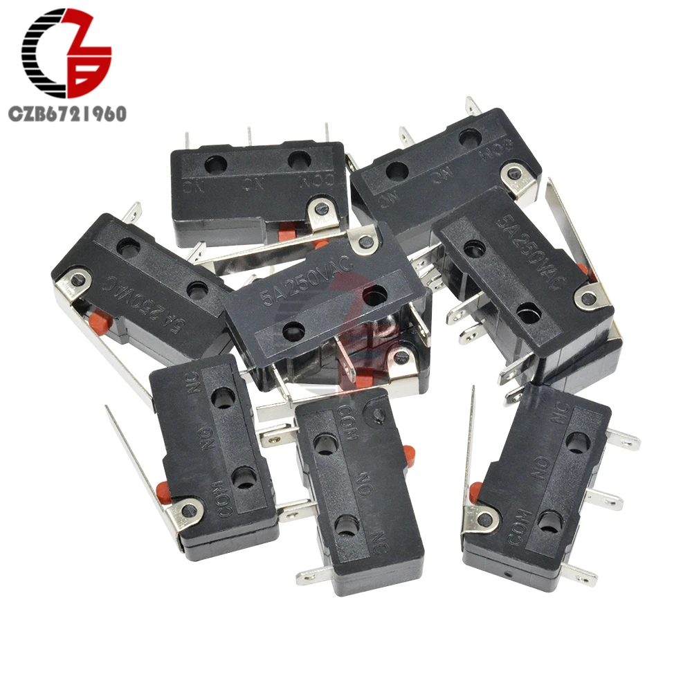 10 шт. KW11-3Z 5A 250V микропереключатель 3Pin такт переключатель пряжки микро переключатель выключатель для бытовых Приспособления