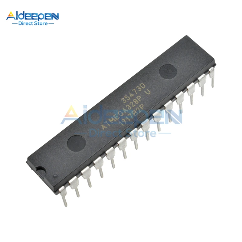 Оригинальный микроконтроллер ATMEGA328 ATMEGA328p MEGA328 MEGA328p 328P ATMEGA328P-PU DIP-28 IC-чип для ARDUINO R3 1