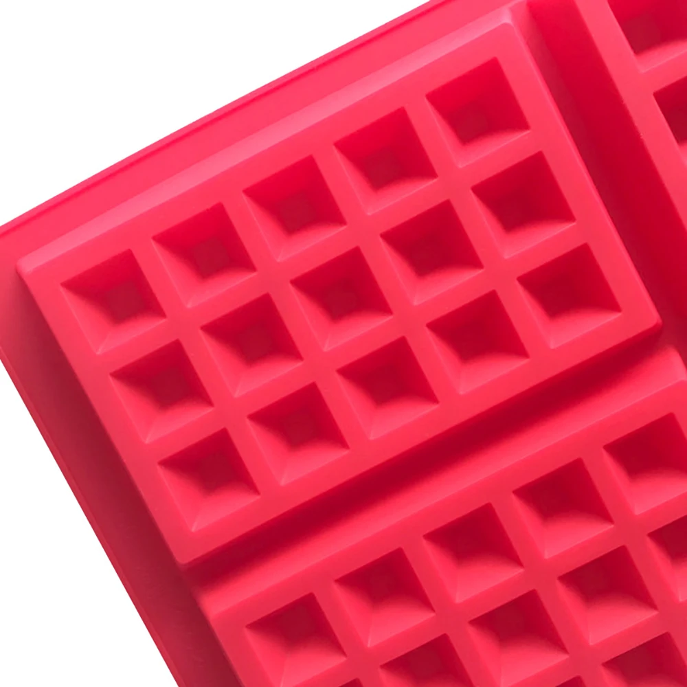 Прямоугольная силиконовая форма для выпечки вафель 4 решетки | Дом и сад