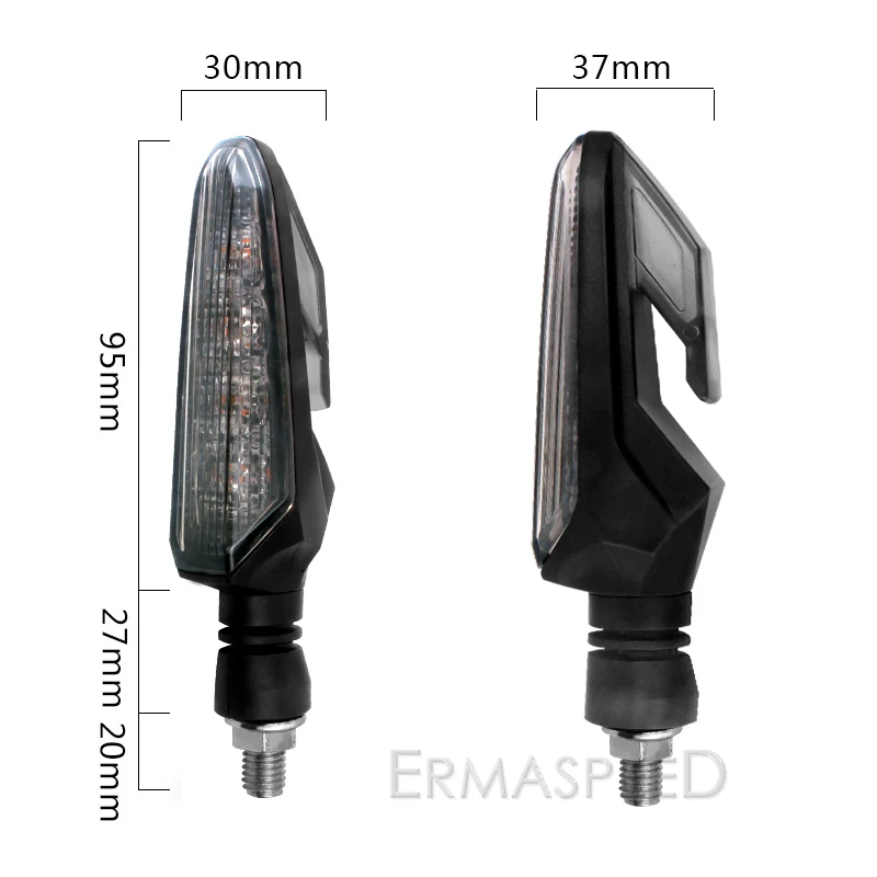 Пара мотоциклетный светодиодный мигающий указатель поворота Универсальный 3 провода стоп-сигнал тормозной индикатор светильник Мотоцикл Янтарный светильник кафе гонщик задний светильник