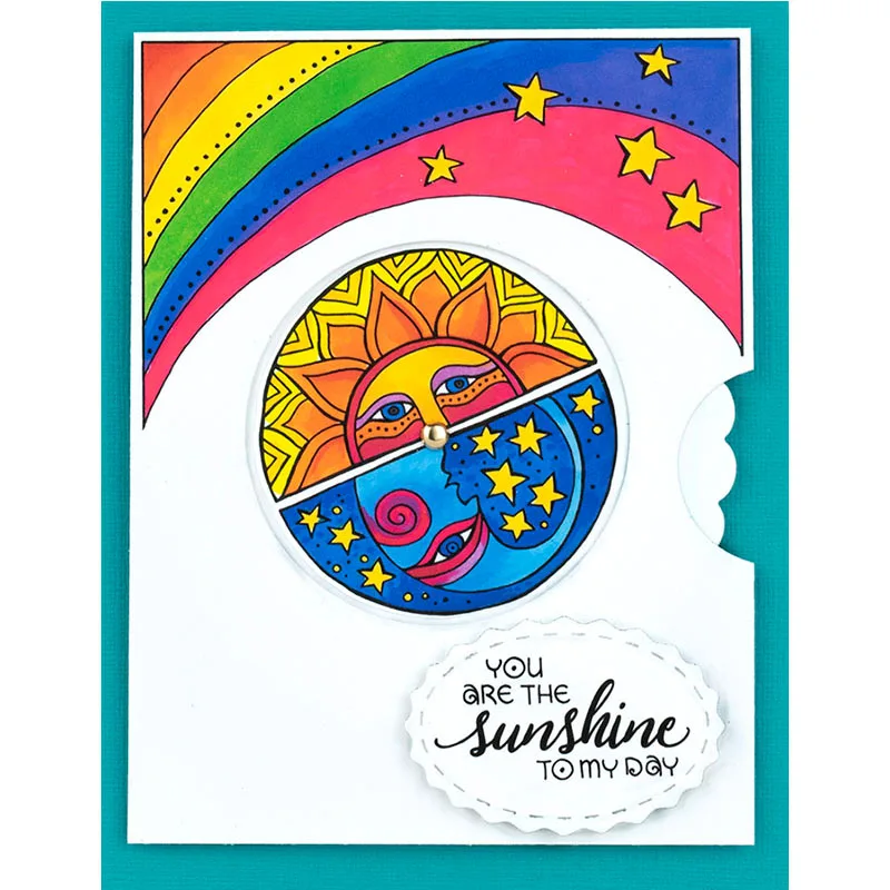 День и ночь радуга прозрачный штамп фотография неба фотопечатки 2020 для