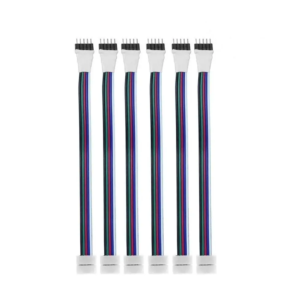 5 Pin RGBW светодиодные полосы разъем для подсветки паяный соединитель 10 мм 5050 RGBW/RGBWW