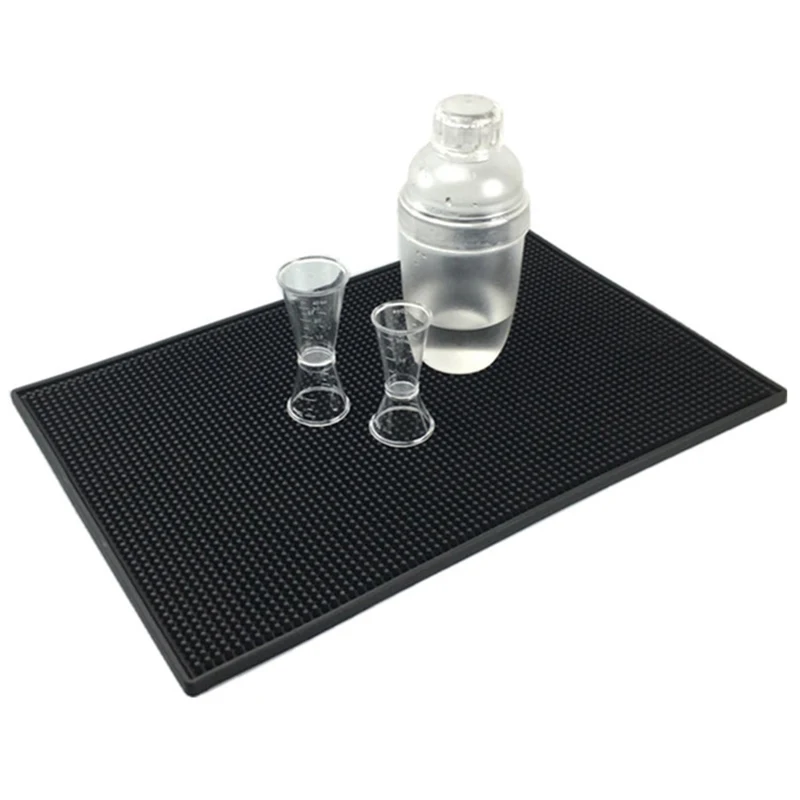 

PVC Soft Rubber Non Slip Mat Kitchen Dining Bar Heat Resistant Absorbent Pads