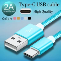 type c nylon cable fast charging cord for xiaomi poco x3 nfc f3 m3 pro samsung s21 fe s20 ultra a72 a52 mobile phone usb c cable