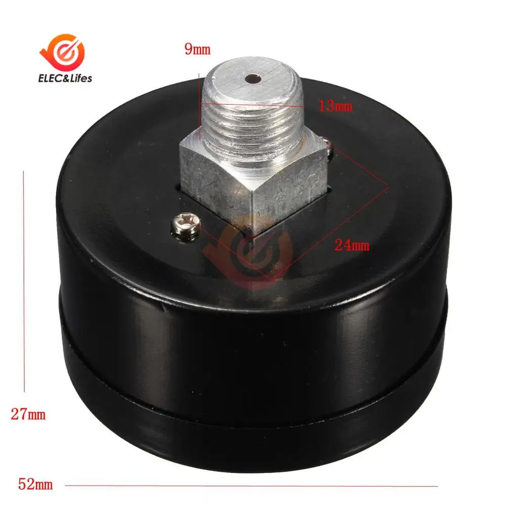 Вакуумный манометр мини циферблат воздушный вакуумный компрессор Манометр 0 180 PSI