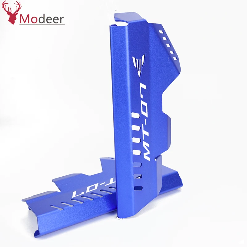 Радиатор мотоцикла резервуар для воды боковая крышка защита Yamaha MT07 MT 07 FZ FZ07 2013-2017