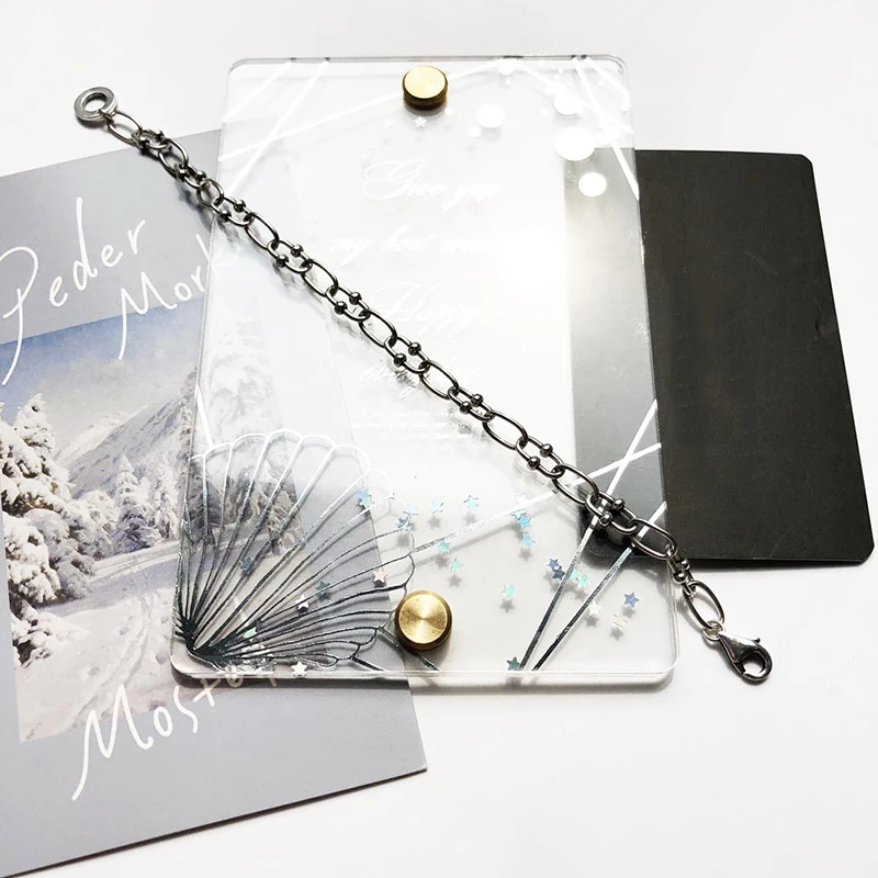 7 мм звеньевая цепочка очаровательные браслеты переноска из стерлингового