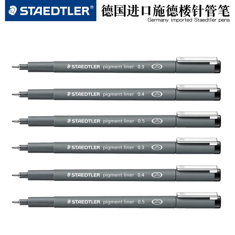 Staedtler файнлайнер гелевые ручки Черный Цвет 12 размеров принадлежности для офиса и
